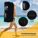 Inflatable Stand Up Paddle Board With Adjustable Paddle and 3 Fins for Adults and Youths-L