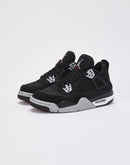 Jordan Air Jordan 4 Retro SE 'Black Canvas' Grade-School