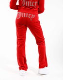 Juicy Couture Big Bling Velour Track Pants