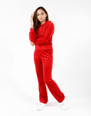 Juicy Couture Og Big Bling Velour Full-Zip Hoodie