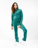Juicy Couture Big Bling Velour Track Pants