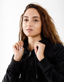 Juicy Couture Og Big Bling Velour Full-Zip Hoodie