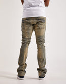 Jordan Craig Stacked Distressed Denim Jeans
