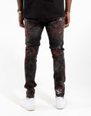 Jordan Craig Paint Rip And Repair Jeans