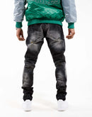 Jordan Craig Paint Splatter Ripped Jeans