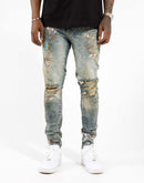Jordan Craig Paint Rip And Repair Jeans