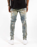 Jordan Craig Paint Rip And Repair Jeans