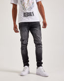 Jordan Craig Basic Slim Sean Distressed Denim Jeans