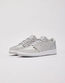 Jordan Air Jordan 1 Retro Low OG 'Metallic Silver' Grade-School