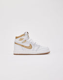 Jordan Air Jordan 1 Retro High OG 'White and Gold' Pre-School