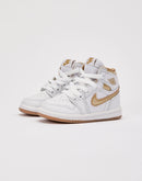 Jordan Air Jordan 1 Retro High OG 'White and Gold' Toddler