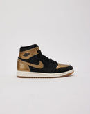 Jordan Air Jordan 1 Retro High OG ‘Black And Gold’ Grade-School