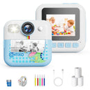 Contixo KC4  Kids Instant Print Camera, HD 1080P Digital Camera With 3 Rolls of Paper & 32G Card, 16X Zoom, Games & MP3, Ages 3-12