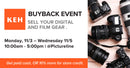 KEH Buyback Event—Nov. 3-5