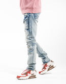 Kilogram Front Cargo Distressed Jeans