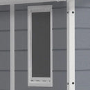 Keter Manor 4 ft. W x 6 ft. D Vertical Resin Outdoor Storage Shed Ideal For Patio Installation Included