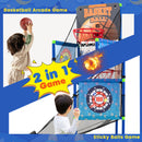 Kids Basketball Arcade Game With Electronic Scoreboard and Sound Effect