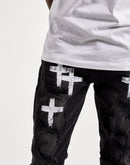 Kilogram Painted Cross Jeans