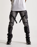 Kilogram Cargo Strap Zipper Jeans