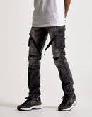 Kilogram Cargo Strap Zipper Jeans