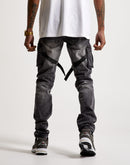 Kilogram Cargo Strap Zipper Jeans