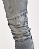 Kilogram Ripped Moto Jeans