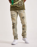 Kilogram Ripped Moto Jeans