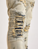 Kilogram Ripped Moto Jeans