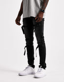 Kilogram Strap Moto Jeans