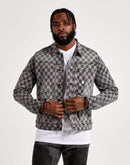 Kilogram Checker Denim Jacket