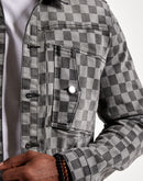 Kilogram Checker Denim Jacket