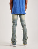 Kilogram Heavy Ripped Stacked Denim Jeans