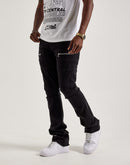 Kilogram Zipper Pocket Moto Jeans