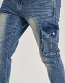 Kilogram Straight Cargo Denim Jeans