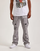 Kloud 9 Nylon Flare Cargo Pants