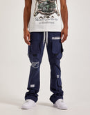 Kloud 9 Nylon Flare Cargo Pants