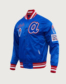 Pro Standard MLB Atlanta Braves Retro Classic Rib Satin Jacket