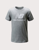 New Balance Stacked Logo Tee Grade-School