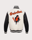 Pro Standard MLB Baltimore Orioles Retro Classic Rib Wool Varsity Jacket
