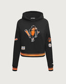 Pro Standard MLB Baltimore Orioles Retro Classic Rib Cropped Hoodie