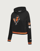 Pro Standard MLB Baltimore Orioles Retro Classic Rib Cropped Hoodie