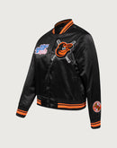 Pro Standard MLB Baltimore Orioles Mashup Rib Satin Jacket