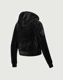 Pro Standard MLB Chicago White Sox Triple Black Velour Zip Hoodie