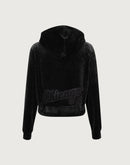 Pro Standard MLB Chicago White Sox Triple Black Velour Zip Hoodie