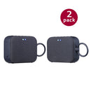 LG XBOOM Go P2 Double Pack Portable Wireless Bluetooth Speaker With Microphone - Black
