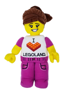 I Heart LEGOLAND® Girl Minifigure Plush