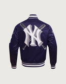 Pro Standard MLB New York Yankees Mashup Rib Satin Jacket