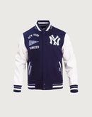 Pro Standard MLB New York Yankees Retro Classic Rib Wool Varsity Jacket