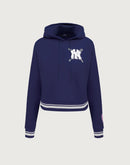 Pro Standard MLB New York Yankees Mashup Rib Cropped Hoodie
