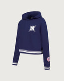 Pro Standard MLB New York Yankees Mashup Rib Cropped Hoodie